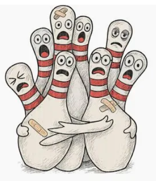picture of bowling pins 