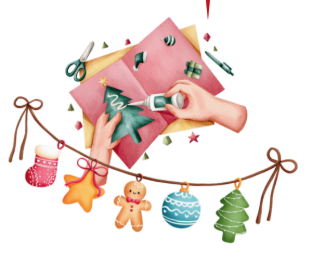 picture card and glue