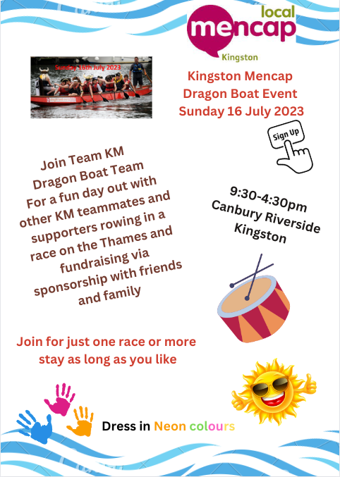 flyer with information for the Dragon boat event