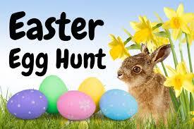 picture of easter eggs and bunny