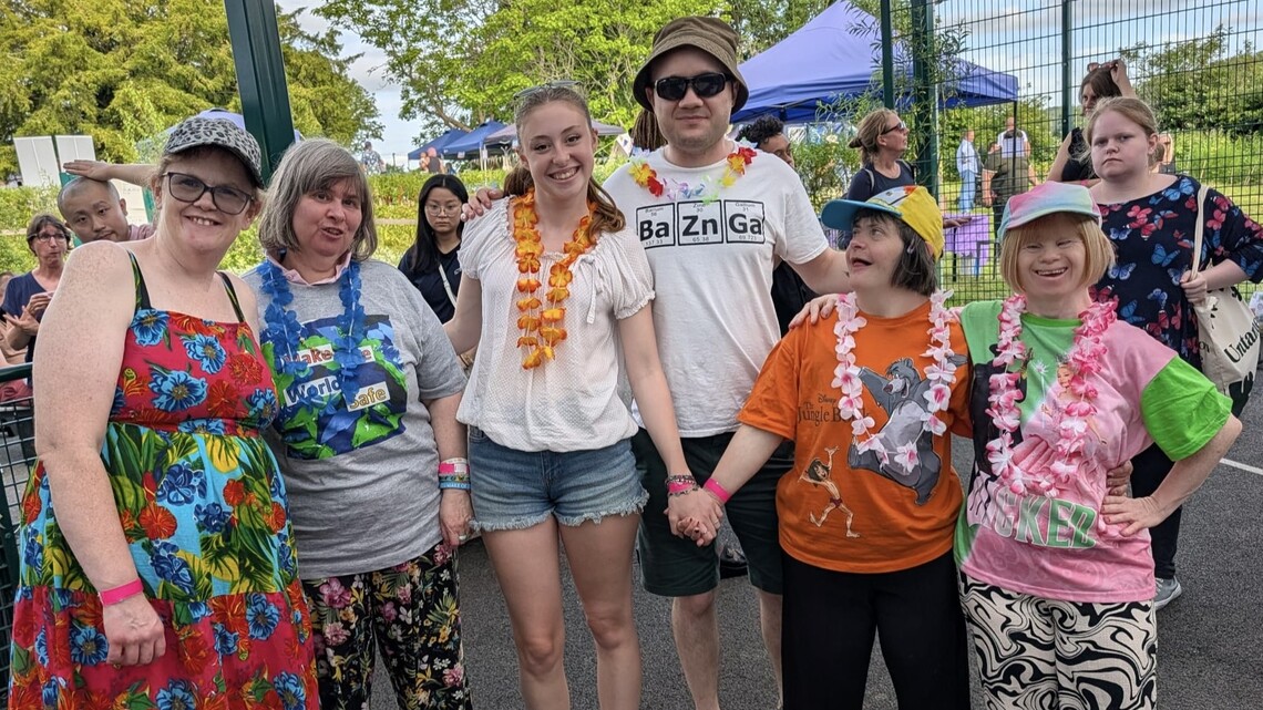Group of Kingston Mencap members and volunteers